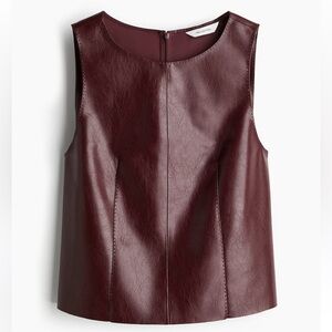 H&M Leather Tank